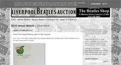 Desktop Screenshot of beatlesauction.co.uk